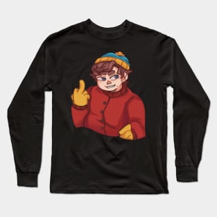 Eric Cartman Sticker (South Park) Long Sleeve T-Shirt